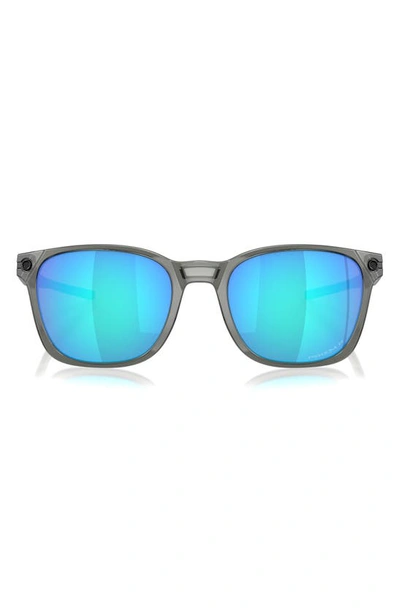 Shop Oakley Ojector 55mm Prizm™ Polarized Irregular Sunglasses In Grey Smoke