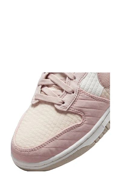 Shop Nike Dunk High Lx Basketball Sneaker In Pearl White/ Rattan/ Pink