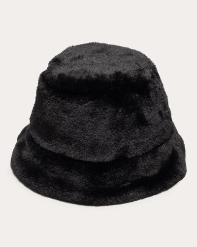Shop Eugenia Kim Women's Yuki Faux-fur Bucket Hat In Black