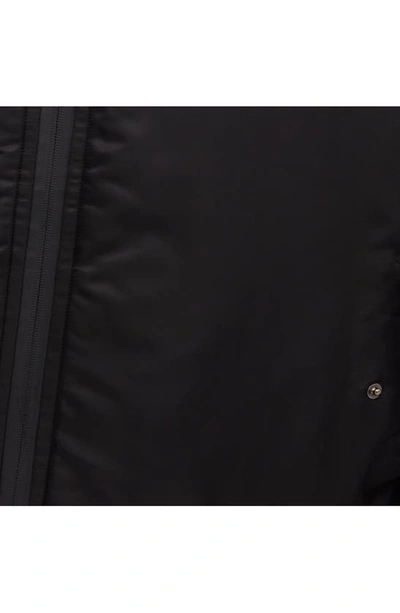 Shop Bench Hooded Bomber Jacket In Black