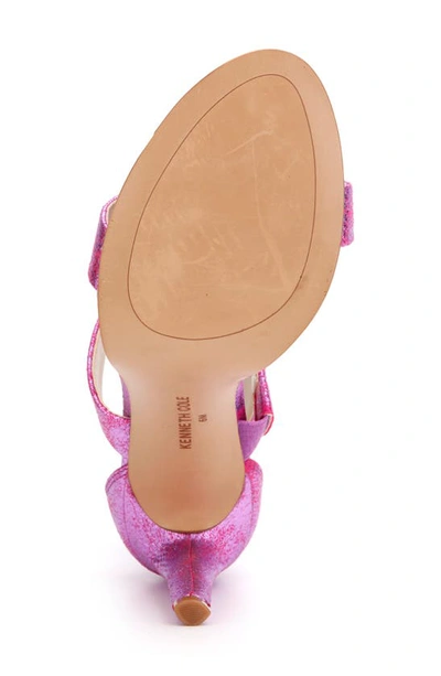 Kenneth Cole New York Brooke Cross Sandal Womens Zipper Open Toe Heel Sandals In Purple