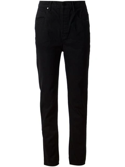 Alexander Wang T T By Alexander Wang Boy Fit Jeans - Black In Black