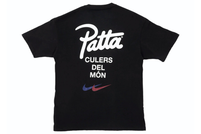 Pre-owned Patta X Barcelona Fc Culers Del Món T-shirt Black