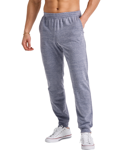 Shop Alternative Apparel Men's Tri-blend French Terry Jogger Pants In Navy