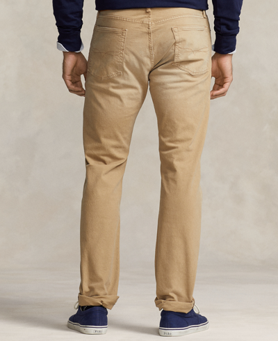 Shop Polo Ralph Lauren Men's Big & Tall Varick Slim Straight Stretch Jeans In Hdn Boating Khaki