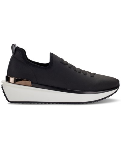 Shop Dkny Alona Slip-on Sneakers In Black