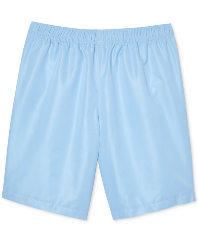 Shop Lacoste Men's Regular-fit Colorblocked Logo Shorts In Blanc,panorama-marine