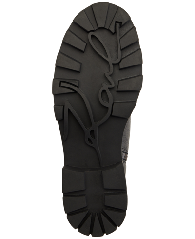 Karl Lagerfeld Women's Mela Embellished Combat Booties In Black