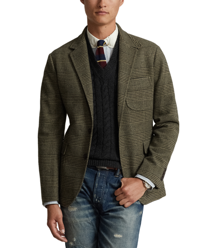 Shop Polo Ralph Lauren Men's Polo Modern Glen Plaid Twill Sport Coat In Loden Multi