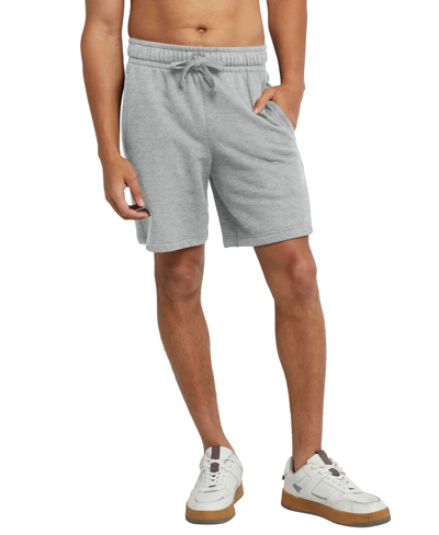 Shop Alternative Apparel Men's Hanes Originals Fleece Pockets Sweat Shorts In Light Steel