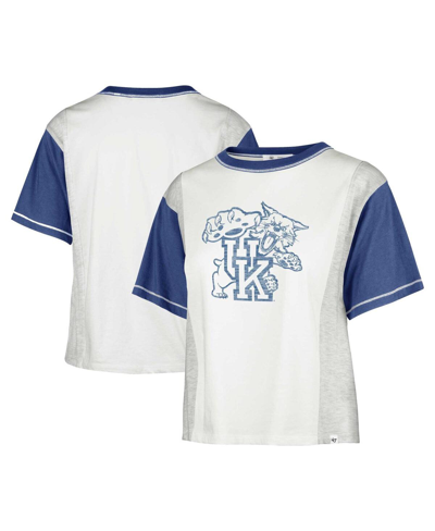 Shop 47 Brand Woman's ' White Distressed Kentucky Wildcats Premier Tilda T-shirt