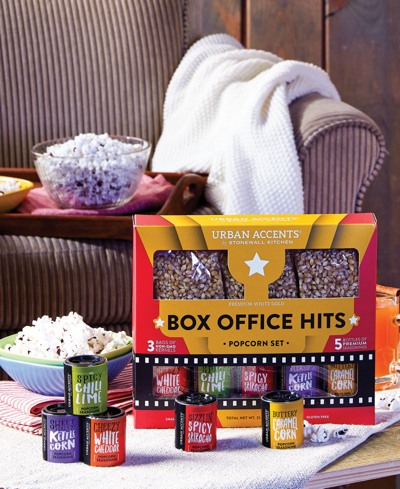 Urban Accents Box Office Hits Popcorn, Set Of 8 In No Color
