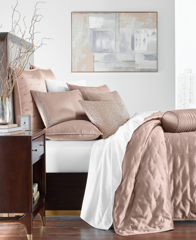 Shop Hotel Collection Glint 3-pc. Coverlet Set, King, Created For Macy's In Copper
