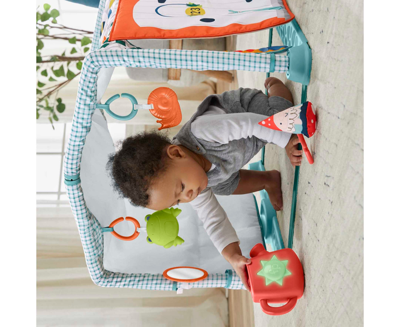 Shop Fisher Price 3-in-1 Baby Gym With Tummy Time Playmat, Tunnel And Toys, Crawl Play Activity Gym In Multi-color