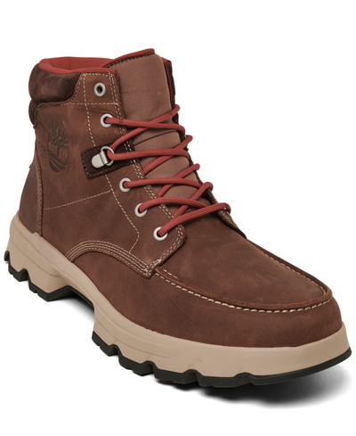 Shop Timberland Men's Originals Ultra Water-resistant Mid Boots From Finish Line In Saddle