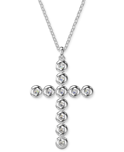 Shop Swarovski Silver-tone Insigne Crystal Cross Pendant Necklace, 15-3/4" + 2-3/4" Extender