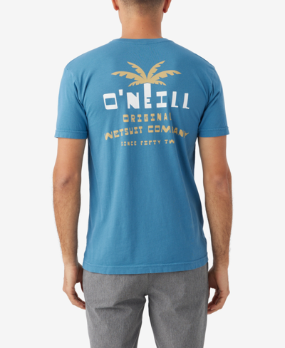 Shop O'neill Men's Alliance Short Sleeve T-shirt In Storm Blue