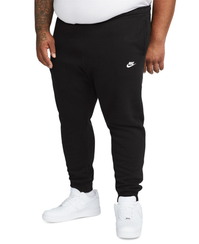 Shop Nike Men's Sportswear Club Fleece Joggers In Black