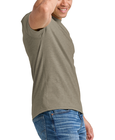 Shop Alternative Apparel Men's Hanes Originals Tri-blend Short Sleeve T-shirt In Green
