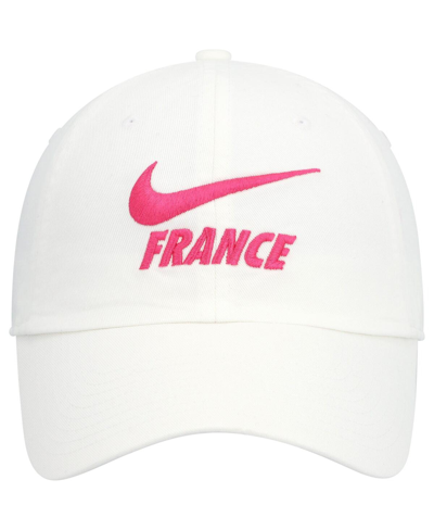 Shop Nike Women's  White France National Team Campus Adjustable Hat