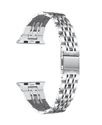Posh Tech Rainey Stainless Steel Band For Apple Watch 40, 41, 42mm In Two Tone Rose Gold