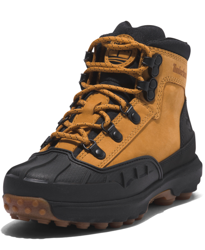 Shop Timberland Big Kids Converge Mid Shell Toe Water-resistant Boots From Finish Line In Wheat