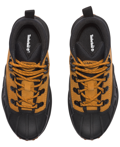Shop Timberland Big Kids Converge Mid Shell Toe Water-resistant Boots From Finish Line In Wheat