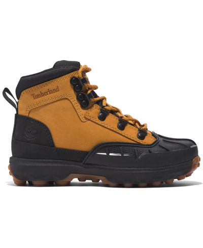 Shop Timberland Big Kids Converge Mid Shell Toe Water-resistant Boots From Finish Line In Wheat