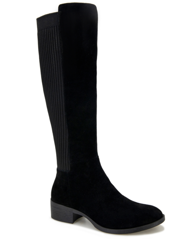 Shop Kenneth Cole New York Women's Levon Narrow Tall Boots In Black Suede