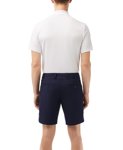 Shop Lacoste Men's Regular-fit Performance Golf Shorts In Navy Blue