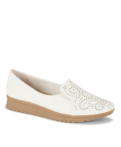 Shop Baretraps Women's Army Slip On Casual Loafers In Cream