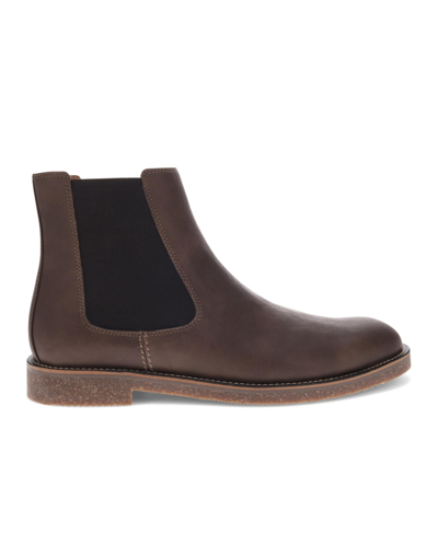Dockers Mens Novato Dress Casual Slip On Chelsea Boots In Dark Brown