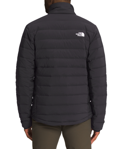 Shop The North Face Men's Belleview Slim Fit Stretch Down Hooded Jacket In Tnf Black