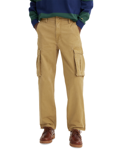 Shop Levi's Men's Ace Relaxed-fit Cargo Pants In British Khaki