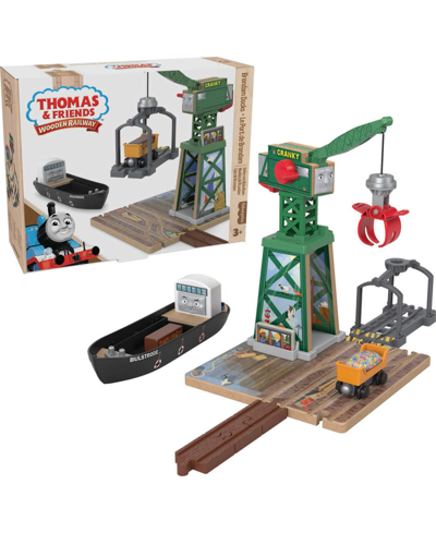 Shop Fisher Price Thomas Friends Wooden Railway Brendam Docks Playset In Multi-color