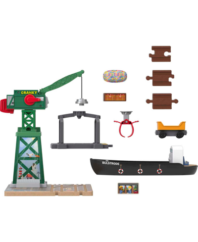 Fisher Price Thomas Friends Wooden Railway Brendam Docks Playset In Multi-color