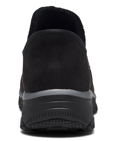 Skechers Hands Free Slip-ins Womens Easy Going Modern Hour Flat Heel Booties Wide Width In Black