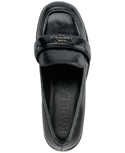 Shop Karl Lagerfeld Women's Madlen Slip-on Loafer Flats In Black