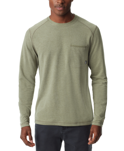 Shop Bass Outdoor Men's Long-sleeve Ribbed T-shirt In Deep Lechen Green