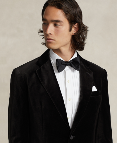 Shop Polo Ralph Lauren Men's Polo Modern Velvet Jacket In Black