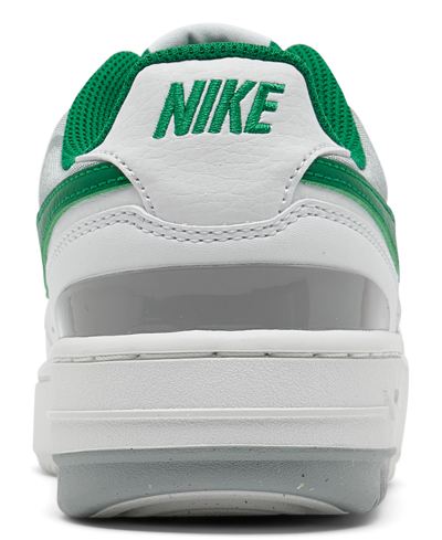 Shop Nike Women's Gamma Force Casual Sneakers From Finish Line In Summit White,malachite