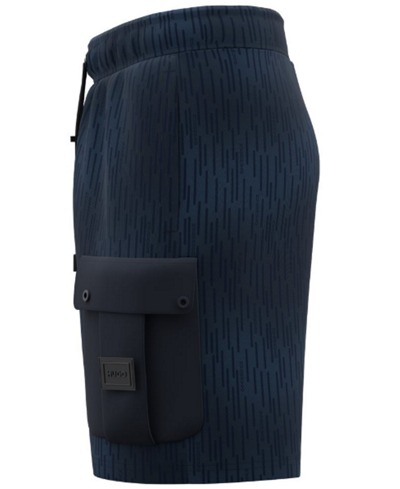 Shop Hugo By  Boss Men's Dunnan Pocket Shorts In Dark Blue