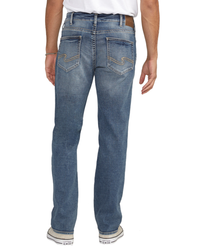 Shop Silver Jeans Co. Men's Grayson Classic Fit Straight Leg Jeans In Indigo