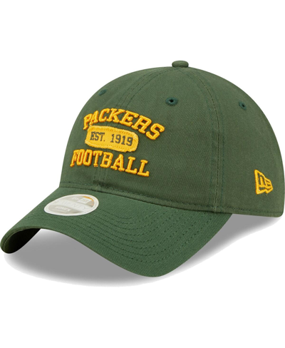 Shop New Era Women's  Green Green Bay Packers Formed 9twenty Adjustable Hat