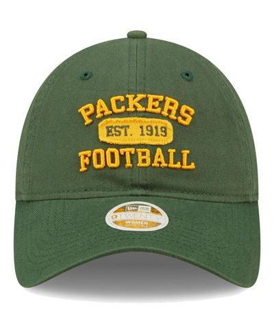 Shop New Era Women's  Green Green Bay Packers Formed 9twenty Adjustable Hat