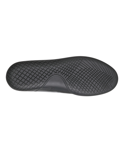 Easy Spirit Golden Ballet Flat In Black Leather