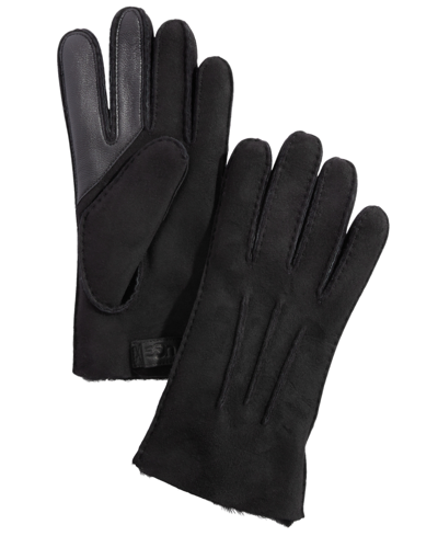 Ugg Men's Sheepskin Tech Gloves In Black