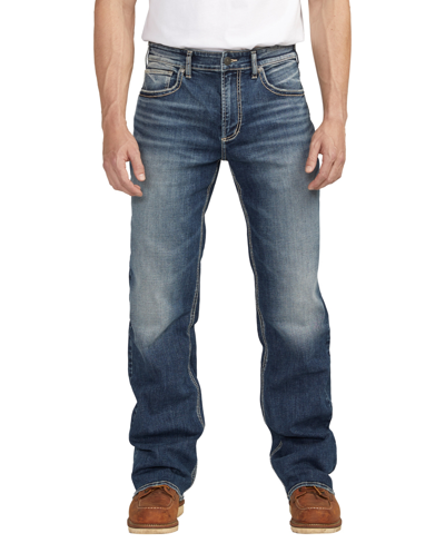 Shop Silver Jeans Co. Men's Craig Classic Fit Boot Cut Jeans In Indigo