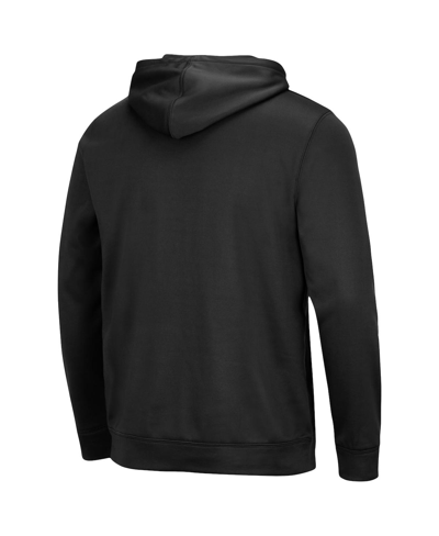Colosseum Black Lsu Tigers Blackout 3.0 Pullover Hoodie In Black