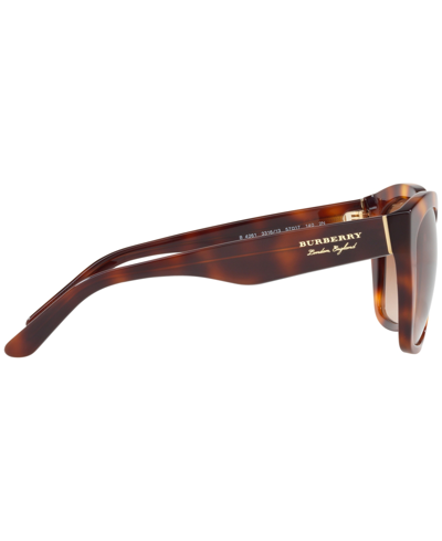 Shop Burberry Sunglasses, Be4261 In Black,grey Gradient
